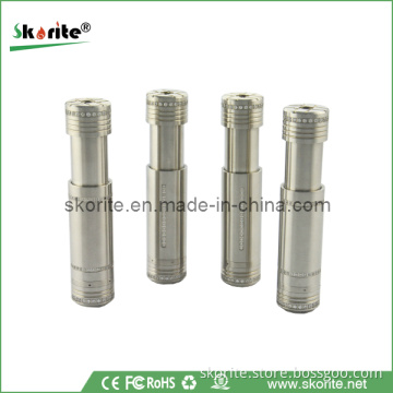 New Arrival Authentic Skorite Fully Mechanical 18350/18650/18500 Battery Mod Megnetic Bottom Skorite Magneto with Diomond Ring